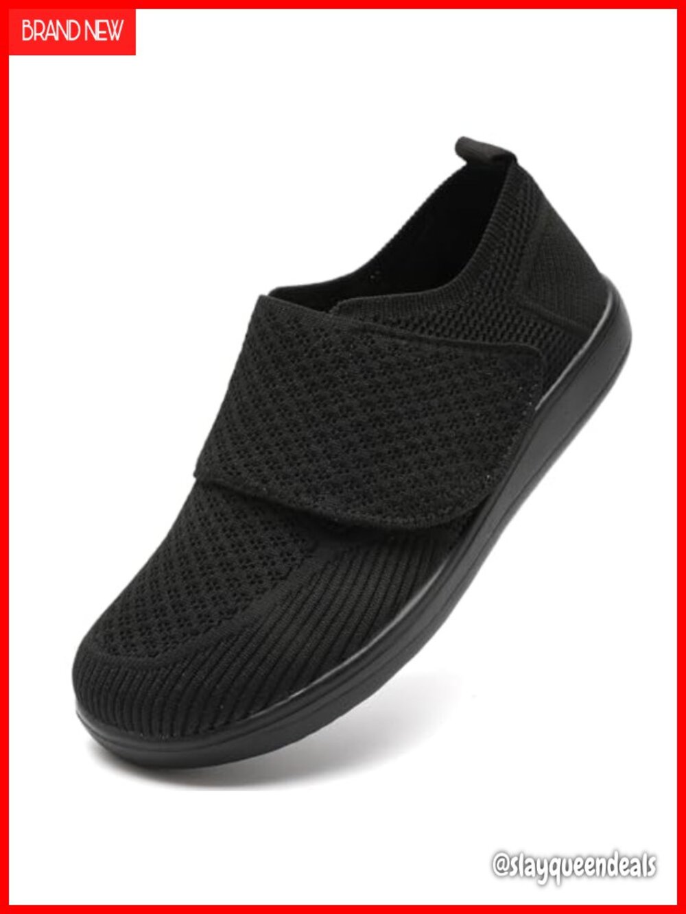 Diabetic Shoes Women Slip On Orthopedic Walking Wide Toe Box Adjustable Strap
